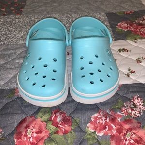 Light blue Crocs